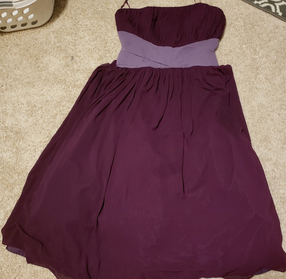 Once A Bridesmaid...Aubergine dress